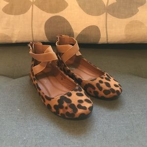 Girls Crisscross Ankle Strap Ballet Flat